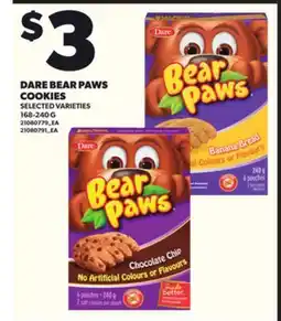 Independent City Market DARE BEAR PAWS COOKIES, 168-240 G offer