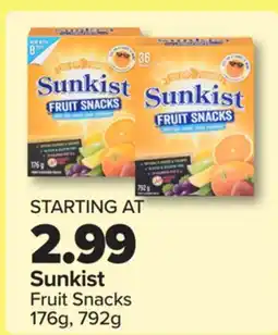 PharmaChoice Sunkist Fruit Snacks offer