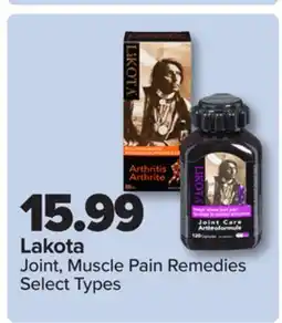 PharmaChoice Lakota Joint, Muscle Pain Remedies offer