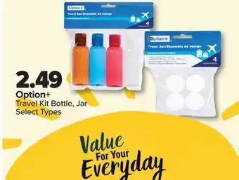 PharmaChoice Option+ Travel Kit Bottle, Jar offer