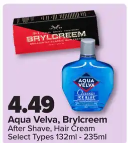 PharmaChoice Aqua Velva, Brylcreem After Shave, Hair Cream offer