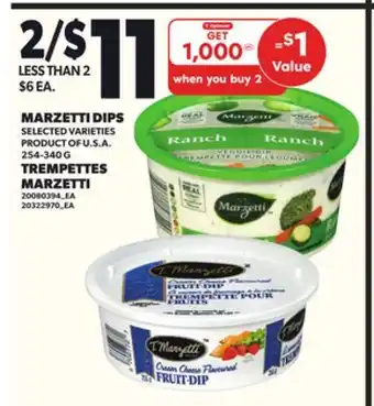 Independent City Market MARZETTI DIPS, 254-340 G offer