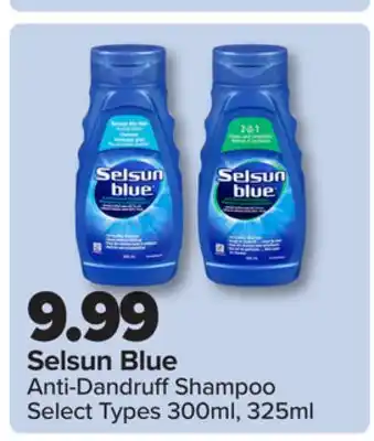 PharmaChoice Selsun Blue Anti-Dandruff Shampoo offer