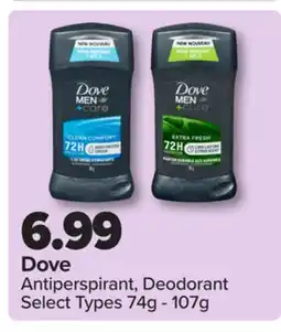 PharmaChoice Dove Antiperspirant, Deodorant offer