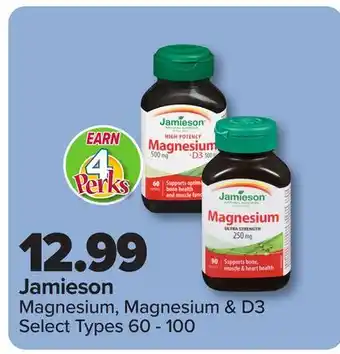 PharmaChoice Jamieson Magnesium, Magnesium & D3 offer