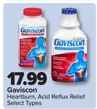 PharmaChoice Gaviscon Heartburn, Acid Reflux Relief offer