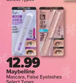 PharmaChoice Maybelline Mascara, False Eyelashes offer