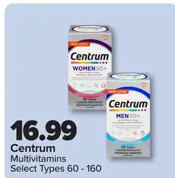 PharmaChoice Centrum Multivitamins offer