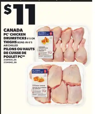 Independent City Market PC CHICKEN CHICKEN DRUMSTICKS, 8' S OR THIGHS, 6'S offer