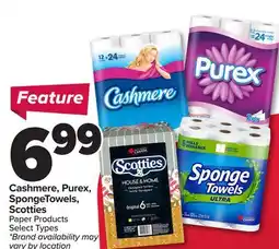 PharmaChoice Cashmere, Purex, Sponge Towels, Scotties Paper Products offer