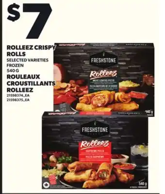 Independent City Market ROULEAUX CROUSTILLANTS ROLLEEZ, 540 G offer