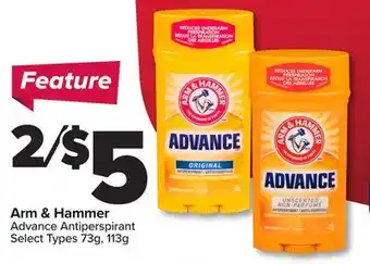 PharmaChoice Arm & Hammer Advance Antiperspirant offer