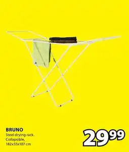 JYSK BRUNO Steel drying rack offer