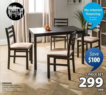 JYSK ERSMARK Solid wood/MDF dining offer