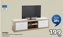 JYSK FAVRBO Large TV bench offer