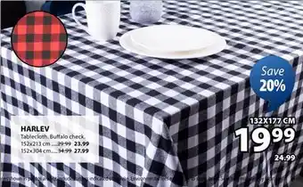 JYSK HARLEV Tablecloth offer