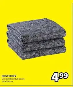 JYSK HESTEHOV Oversized utility blanket offer