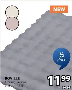 JYSK BOVILLE Area rug, faux fur offer