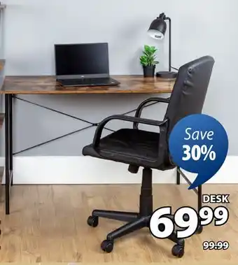 JYSK COLTON Office furniture with steel frame offer