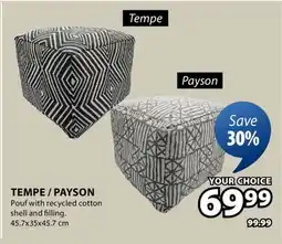 JYSK TEMPE / PAYSON Pouf offer