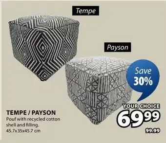 JYSK TEMPE / PAYSON Pouf offer