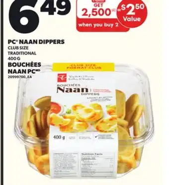 Independent City Market BOUCHÉES NAAN PCMD, 400 G offer