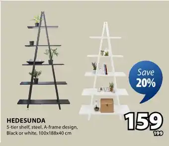 JYSK HEDESUNDA 5-tier shelf offer