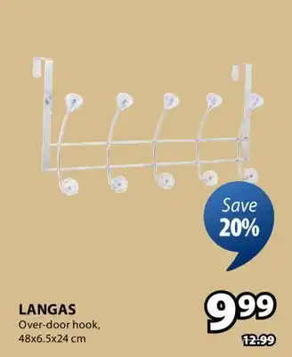 JYSK LANGAS Over-door hook offer