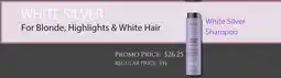 Chatters Salon White Silver Shampoo For Blonde, Highlights & White Hair offer