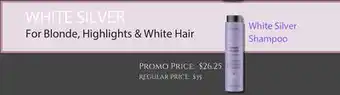 Chatters Salon White Silver Shampoo For Blonde, Highlights & White Hair offer