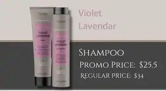 Chatters Salon Lakme Teknia Violet Lavendar Shampoo offer