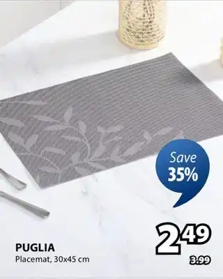 JYSK PUGLIA Placemat offer