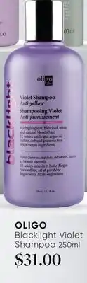 Chatters Salon OLIGO Blacklight Violet Shampoo offer