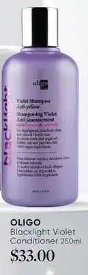 Chatters Salon OLIGO Blacklight Violet Conditioner offer