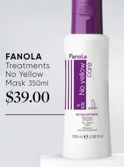 Chatters Salon FANOLA Treatments No Yellow Mask offer