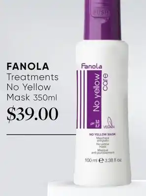 Chatters Salon FANOLA Treatments No Yellow Mask offer