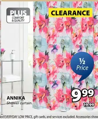 JYSK ANNIKA Shower curtain offer