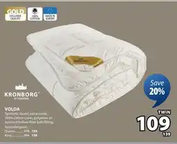 JYSK VOLDA Synthetic duvet extra offer