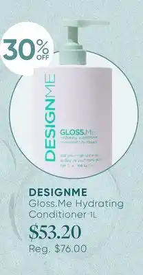 Chatters Salon DESIGNME Gloss.Me Hydrating Conditioner offer