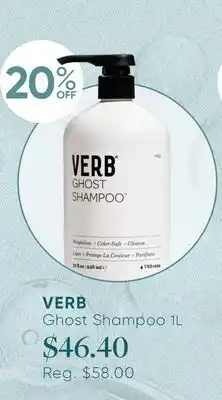 Chatters Salon VERB Ghost Shampoo offer