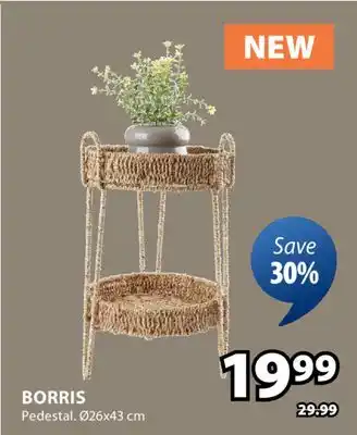 JYSK BORRIS Pedestal offer