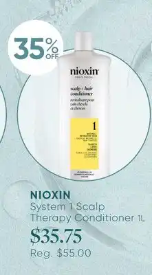 Chatters Salon NIOXIN System 1 Scalp Therapy Conditioner offer