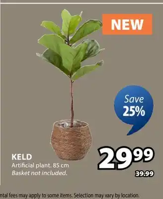 JYSK KELD Artificial plant offer