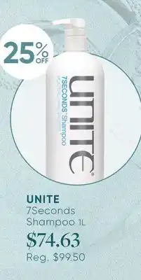 Chatters Salon UNITE 7Seconds Shampoo offer