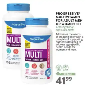 Ki Nature & Santé PROGRESSIVE MULTIVITAMIN FOR ADULT MEN OR WOMEN 50+ offer