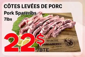 Marche Salaberry CÔTES LEVÉES DE PORC offer