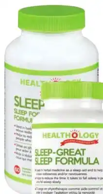 Ki Nature & Santé HEALTHOLOGY SLEEP- GREAT SLEEP FORMULA offer