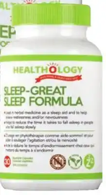 Ki Nature & Santé HEALTHOLOGY SLEEP- GREAT SLEEP FORMULA offer