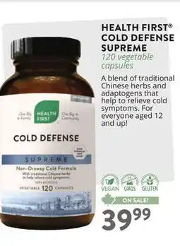 Ki Nature & Santé HEALTH FIRST COLD DEFENSE SUPREME offer