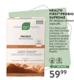 Ki Nature & Santé HEALTH FIRST PROBIO SUPREME offer